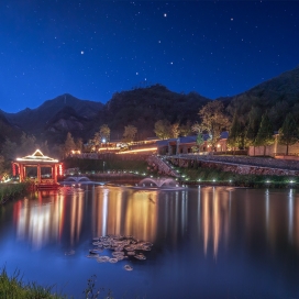 九公山夜景